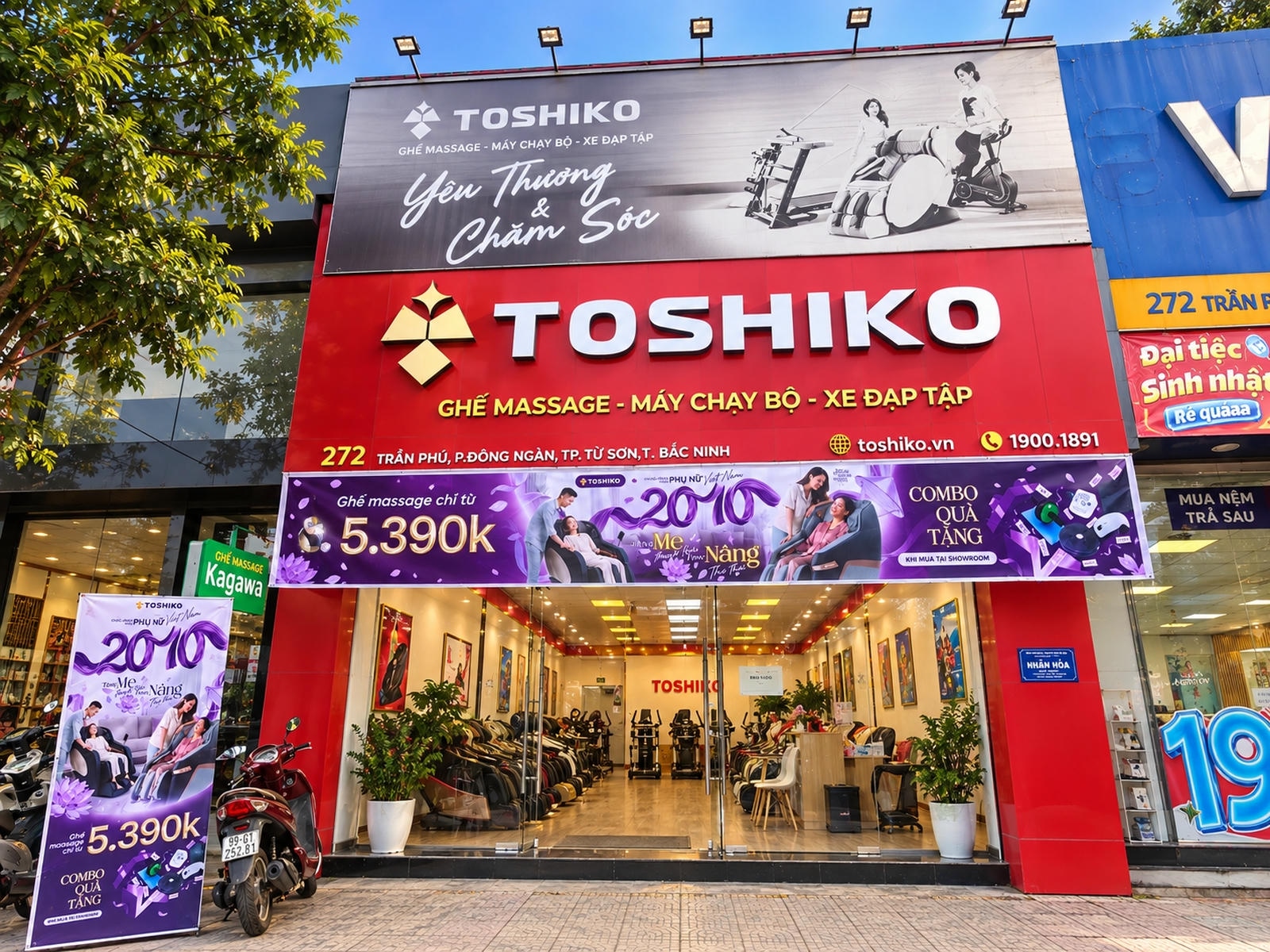 Mặt tiền Toshiko Từ Sơn - Bắc Ninh