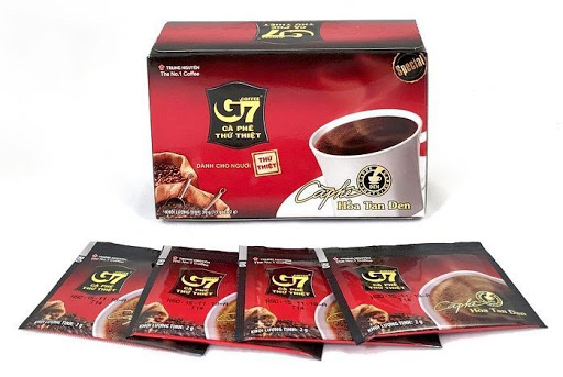 Một gói cà phê sữa G7 bao nhiêu calo?