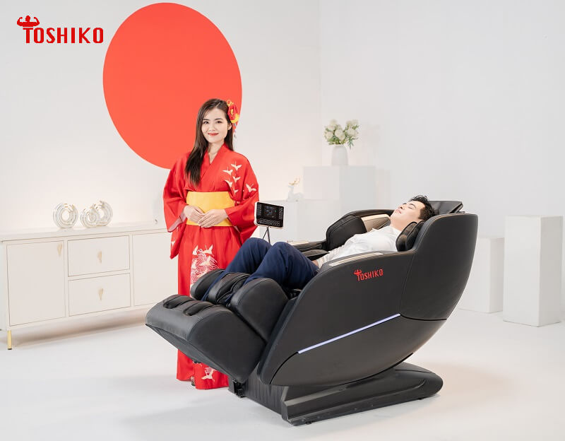 Ghế massage 30 triệu Toshiko T20 phân khúc thương gia, chất lượng cao cấp