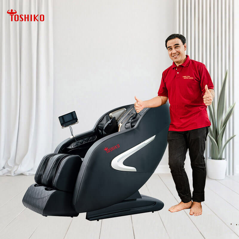 Ghế massage Toshiko T16 trang bị con lăn thế hệ mới