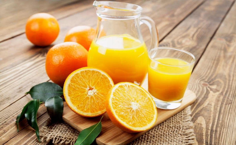 Uống nước cam sau ăn 1 đến 2 giờ 