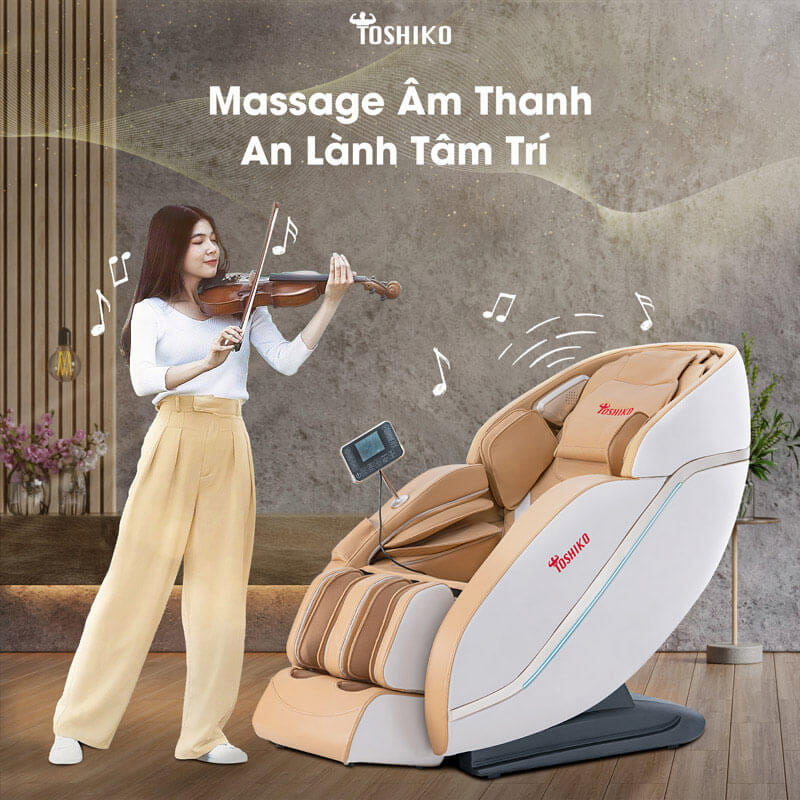 Ghế massage Toshiko T22 đạt tiêu chuẩn Nhật Bản