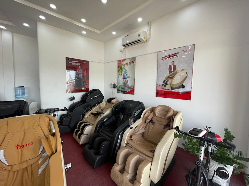 Ghế massage Toshiko Thủ Đức có đa dạng các mẫu ghế