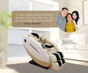 ghế massage Toshiko - Món quà sức khỏe cho người lớn tuổi