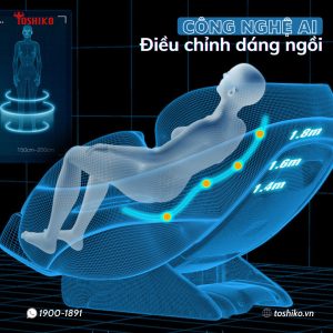 Công nghệ body scan trên ghế massage Toshiko