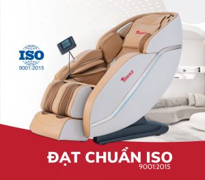 Ghế massage Toshiko T22 đạt chuẩn ISO 9001:2015