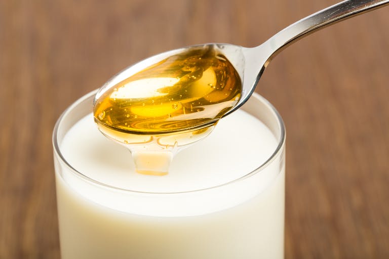 pha sữa đặc với mật ong-4