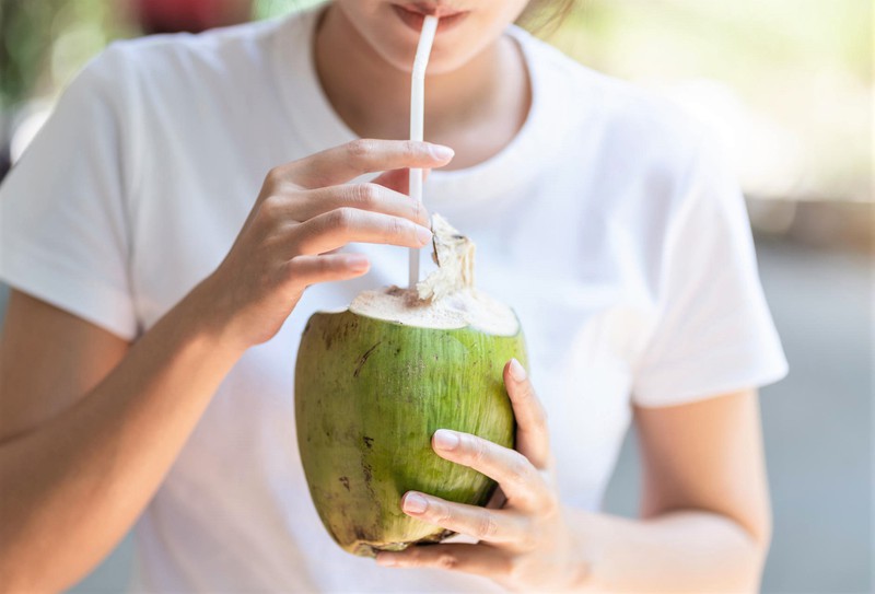 Uống nước dừa có béo không-1