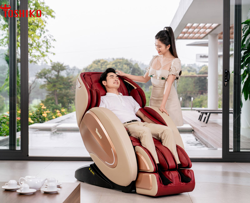 Ghế massage toàn thân Toshiko là sản phẩm chính hãng, chất lượng tốt
