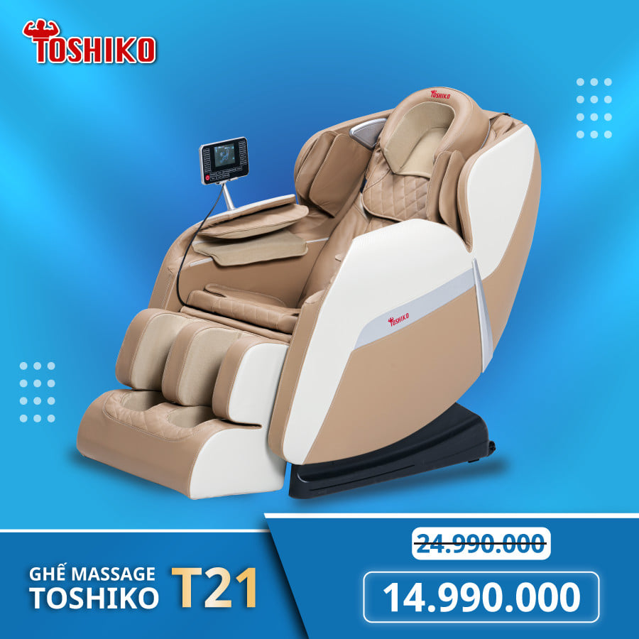 Ghế massage giảm giá sâu tại Toshiko