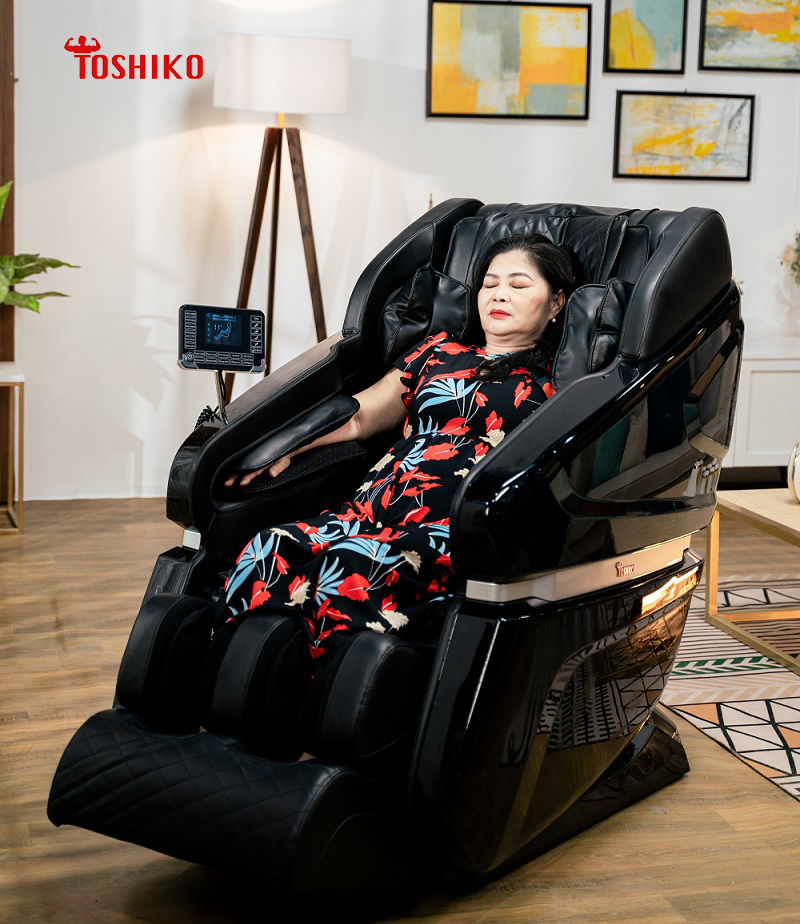Ghế massage Toshiko giải pháp chăm sóc sức khỏe tại nhà cho cả gia đình