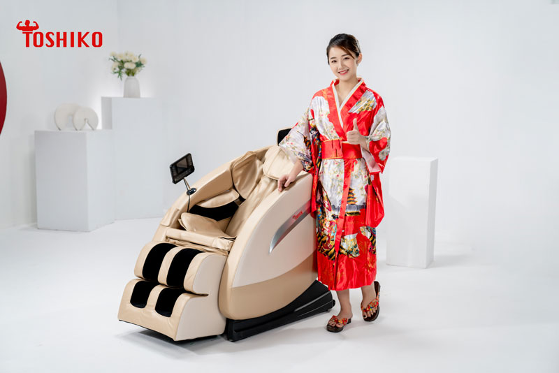 Ghế massage Toshiko có sự đa dạng về thiết kế