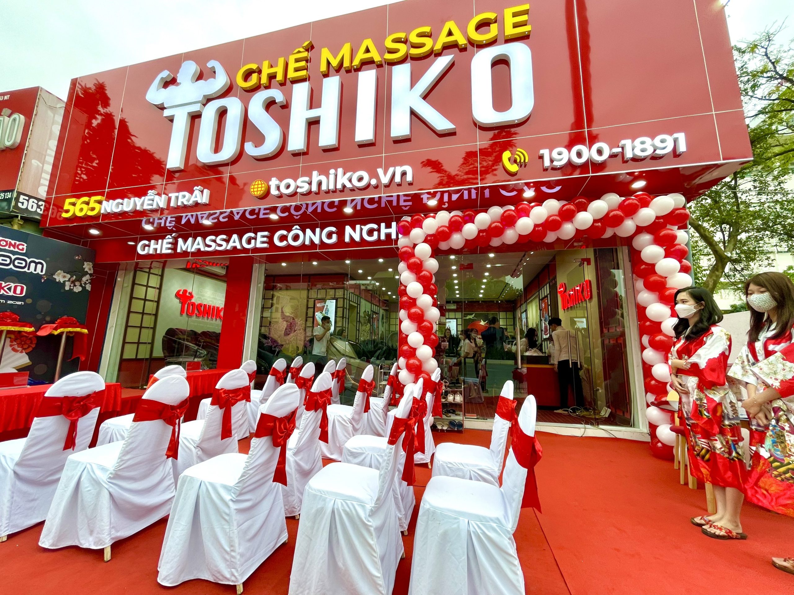 Toshiko là đơn vị uy tín phân phối ghế massage