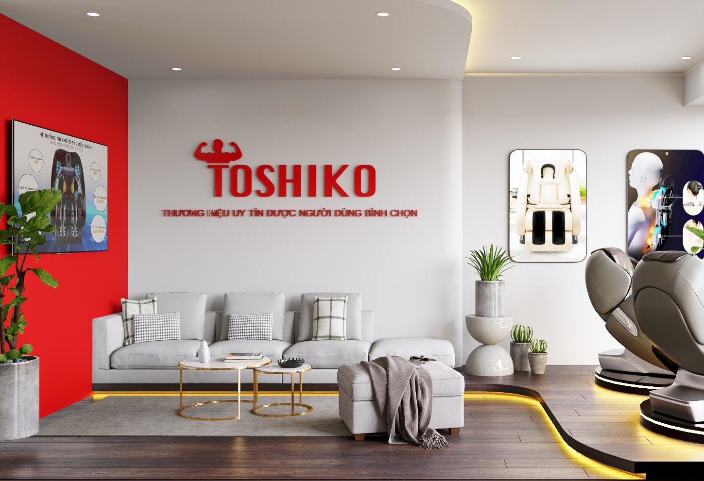 Mua ghế massage chất lượng tốt tại Toshiko