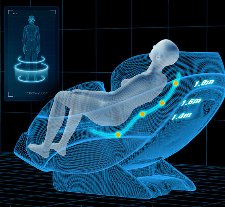 Ghế massage trị liệu làm giảm áp lực lên cột sống