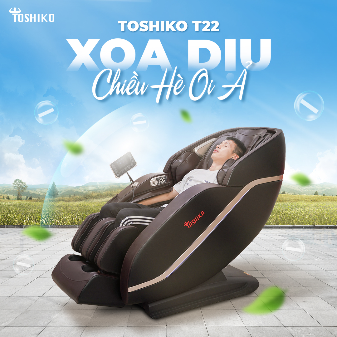 Ghế massage Toshiko T22 mang đến nhiều lợi ích cho sức khỏe