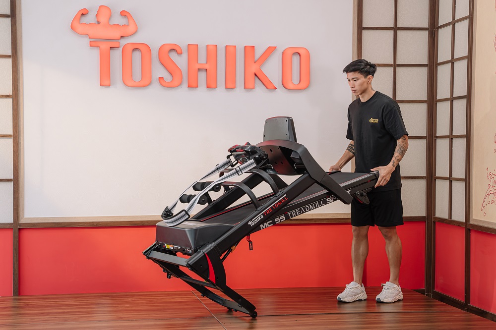 máy đi bộ Toshiko MC22 thiết kế gấp gọn