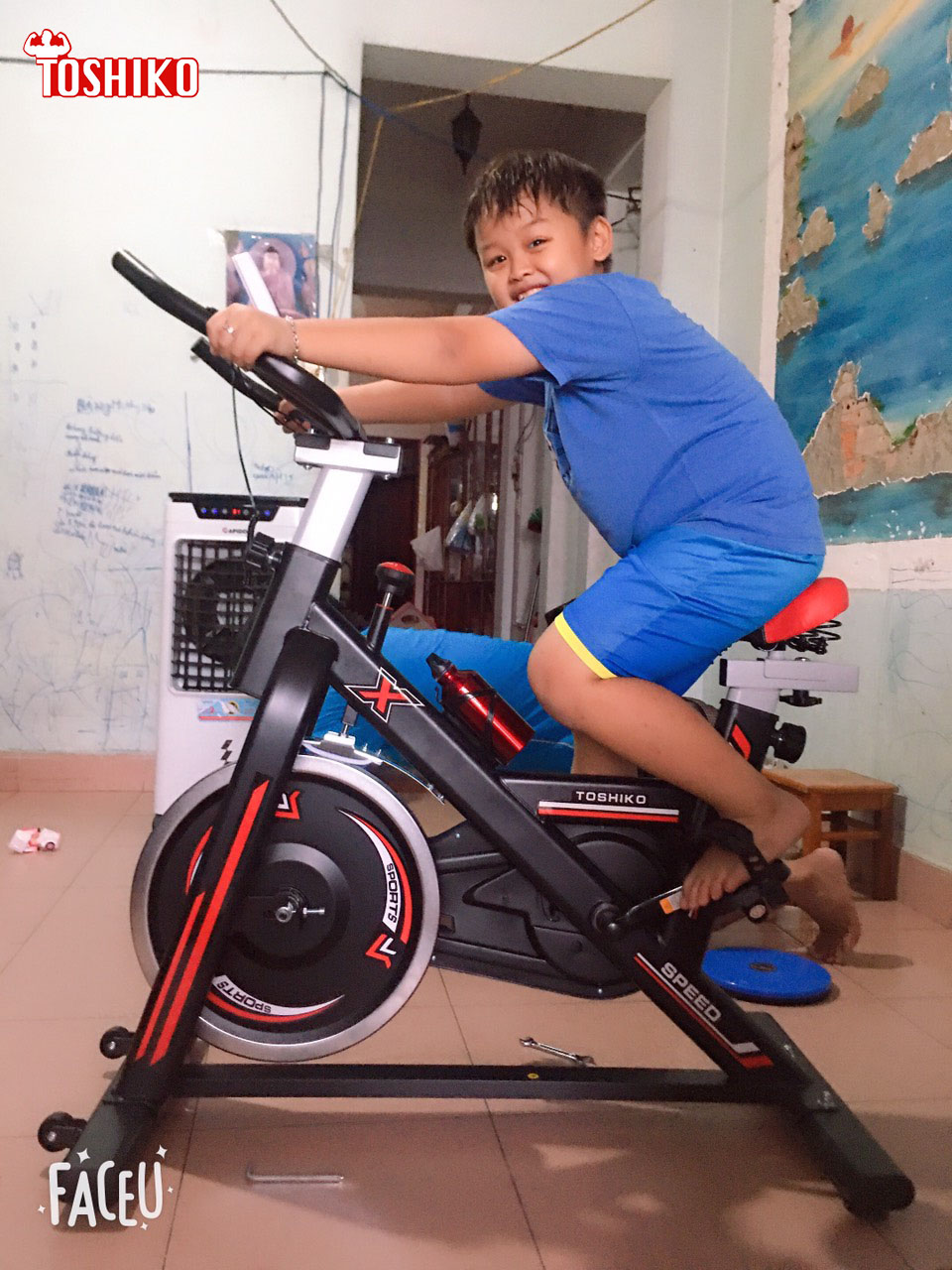Trẻ em có nên tập cùng xe đạp tập toàn thân không?
