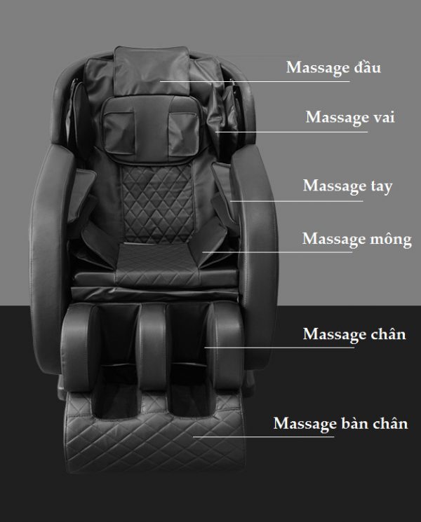 Ghế massage Kagawa K4 có nhiều tính năng hiện đại