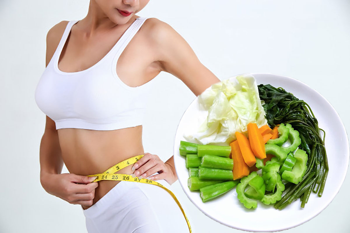 Thực đơn giảm cân với rau luộc giúp bạn giảm 5kg trong 1 tuần