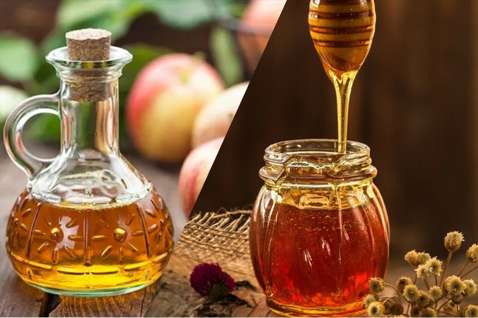 Giấm táo kết hợp mật ong giảm cân