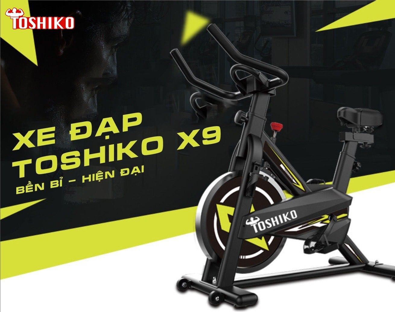 Xe đạp tại nhà giá rẻ Toshiko X9