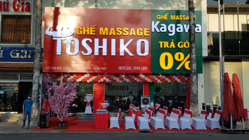Toshiko là cửa hàng bán ghế massage uy tín, đáng tin cậy