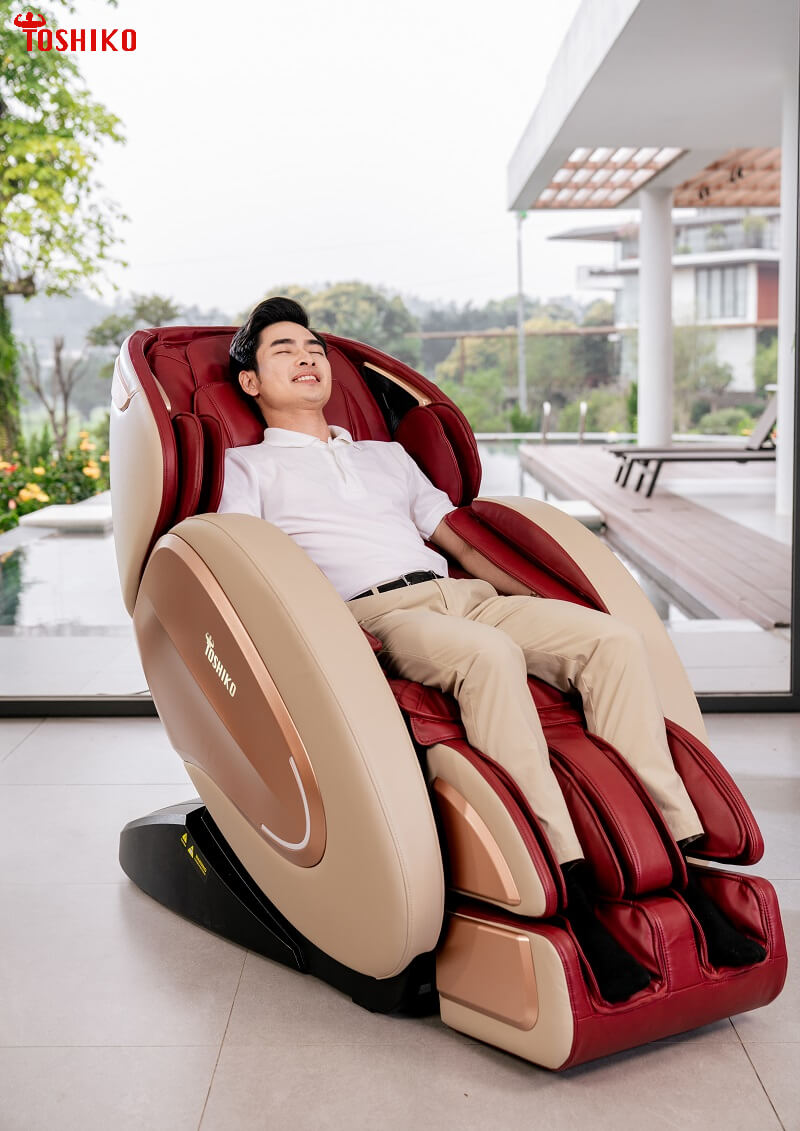 Trải nghiệm những thời gian thư giãn với ghế massage toàn thân Toshiko T70