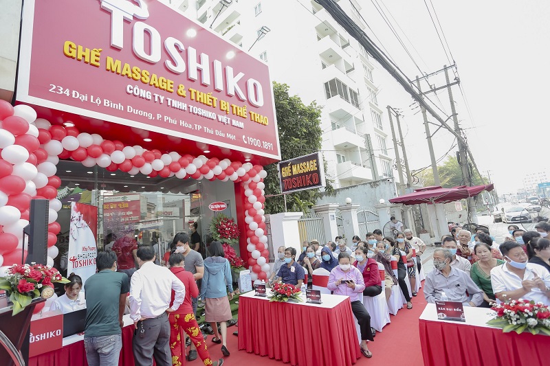 Showroom của thương hiệu Toshiko