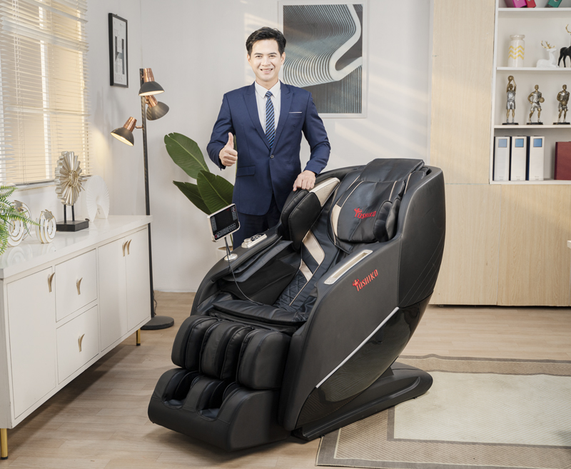 Ghế massage Toshiko T20 là mẫu ghế bán chạy tại tổng kho ghế massage Toshiko