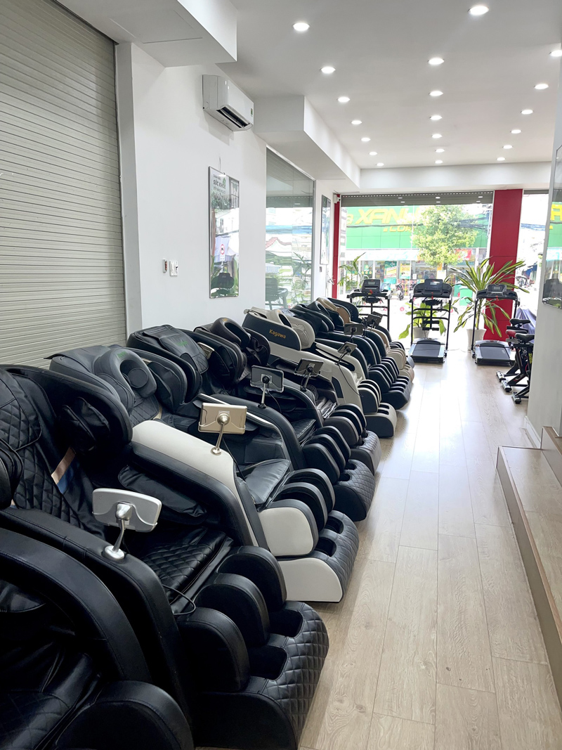 Ghế massage Bình Tân do Toshiko phân phối có chất lượng tốt, bảo hành lâu dài