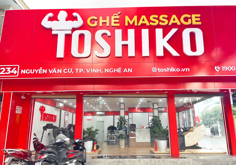 Toshiko là địa chỉ mua ghế massage Nghệ An đáng tin cậy