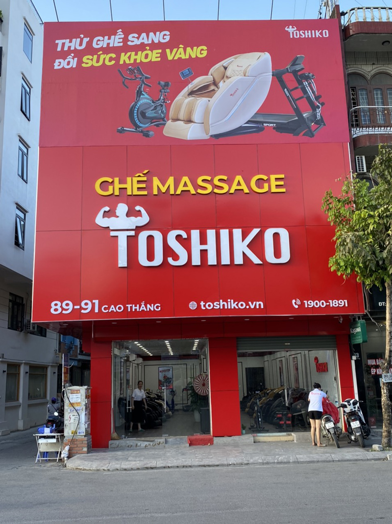Toshiko là địa chỉ uy tín bán ghế massage tại Quảng Ninh