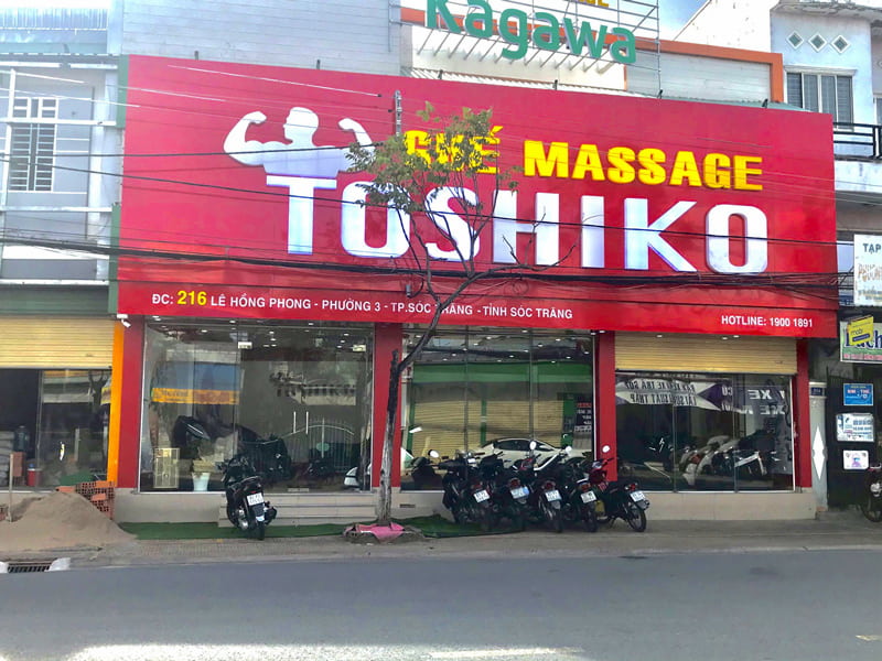 Ghế massage Sóc Trăng chính hãng Toshiko