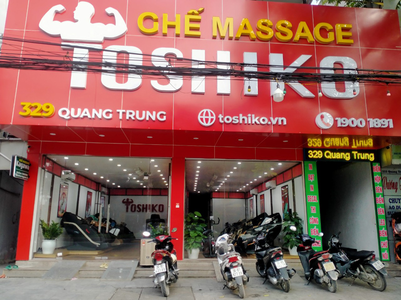 Ghế massage Toshiko Thanh Hóa nằm ở ngay trục đường chính