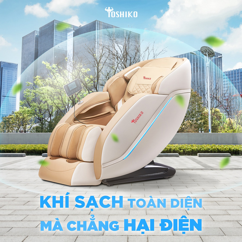 Ghế massage Toshiko T22 là mẫu ghế đáng lựa chọn trong tầm giá 40-50 triệu