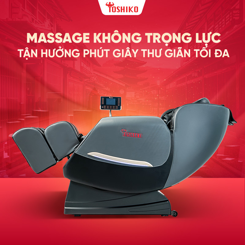 Tính năng massage không trọng lực trên ghế massage