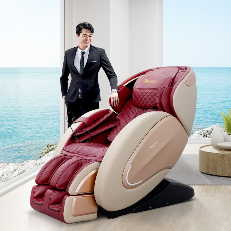Ghế massage Quảng Bình Toshiko T22 được cải tiến với con lăn công nghệ 5D