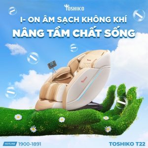 Ghế massage Toshiko T22 hỗ trợ trị liệu