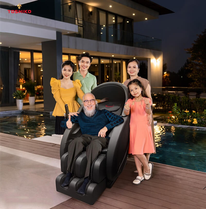 Toshiko - Thương hiệu ghế massage được nhiều gia đình tin tưởng và lựa chọn sử dụng