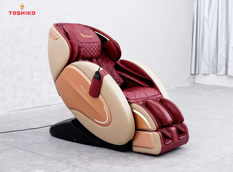 Ghế massage toàn thân Toshiko T70 thiết kế hiện đại, nhiều tính năng xoa bóp thoải mái